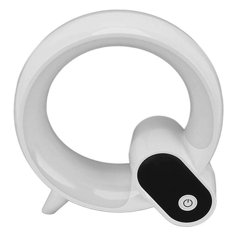 Sunrise Alarm Clock Q Shape White Digital Display 3 in