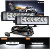 ‎Nilight Nilight Side Shooter LED Pods with DRL 6.5" 2089LM