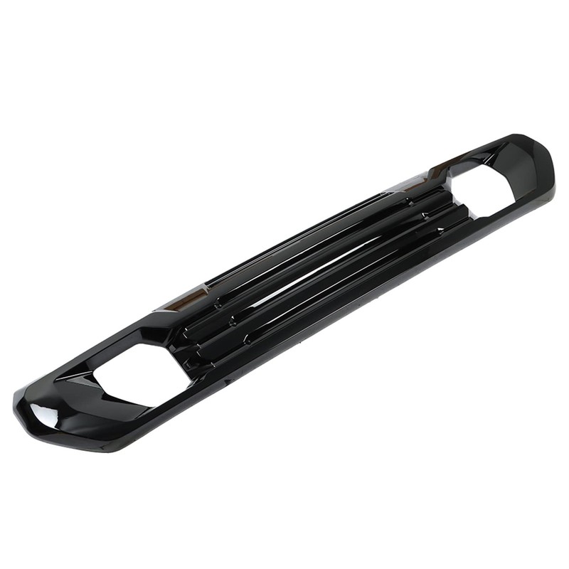 ANTUKO Front Bumper Filler Lower Grille Plate Gloss Black Replacement