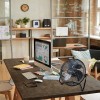 Comfort Zone 12" Cradle Floor Fan, 3 Speeds, All Metal,