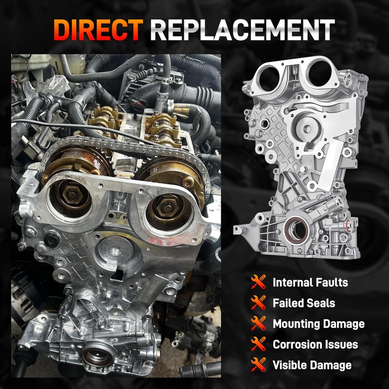 25199424 Engine Timing Cover Compatible with Chevy Sonic 2012-2017 Cruze