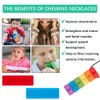 Promax 3 Pack Sensory Chew Necklaces for Kids Toddlers with