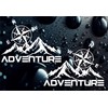 Van Adventure Compass Mountain Vinyl Decals, Large 2-Pack, 4x4, Caravan