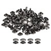 sourcing map 100 Sets Leather Rivets, 12x8mm Double Cap Rivets