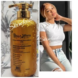 Bella-white Ultra Radiance Whitening Body Lotiom 500mlx1👌 effective