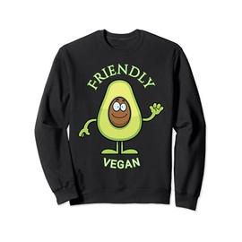 Funny Vegetarian Friendly Avocado Vegan Sweatshirt