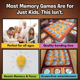 UnderBugs – Memory Card Game for Kids - Ages 4+ - Bug Matching Fun Family Game – 16 Rock, 20 Magnifying Glass Cards, Educational Puzzle Game for 2-4 Players