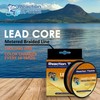 Reaction Tackle Lead Core, Metered Trolling Braided Line Multi-Color -