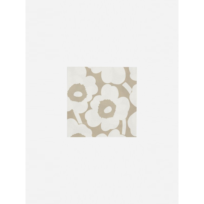 [marimekko] Unikko Cocktail Napkin 25X25 Women's 52_1_5272552658 F, Light Gray