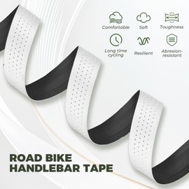 ROCKBROS Bike Handlebar Tape, 2 Rolls Bar Tape with End Plugs