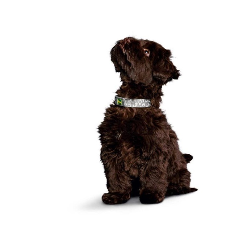 Convenience Reflect Glow Collar S (40), White Leopard Print