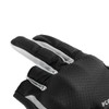 Komine GK-2603 Protective 3 Fingerless Mesh Gloves for Motorcycles Light