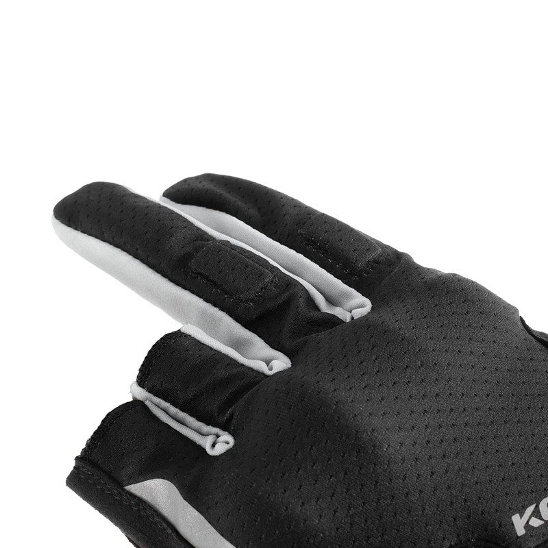 Komine GK-2603 Protective 3 Fingerless Mesh Gloves for Motorcycles Light
