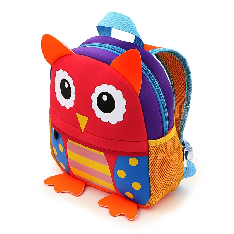 Kids Cartoon Small School Bag / Picnic Backpack For Toddler