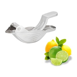 HyzaPhix Lemon Squeezer Manual Juicer Stainless Steel Lemon Slice Squeezer Bird Shape Hand Juicer Kitchen Tool for Orange Lemon Lime Pomegranate Citrus (Bird)