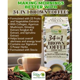 First Vita Plus 34+1 HERBAL Brown Coffee