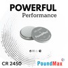 PoundMax CR 2450 Batteries 3v Lithium Button Cell Battery Combo