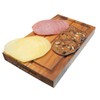 EcoDecors, Teak Cutting Board 10"x6", Reversible Compact Teak Wood Edge