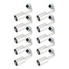 10 Pcs 3/8in Air Conditioning 90 Degree Beadlock Aluminum AC