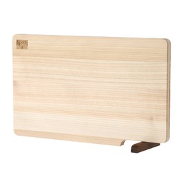 [Hinokio] Dishwasher Safe, Made in Japan, Hinoki Cypress Cutting Board with Stand, 11.8 x 7.1 x 0.5 inches (30 x 18 x 1.3 cm)