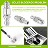 EPLZON 5000 PSI Stainless Steel Sewer Jetter Nozzle with 1/4in