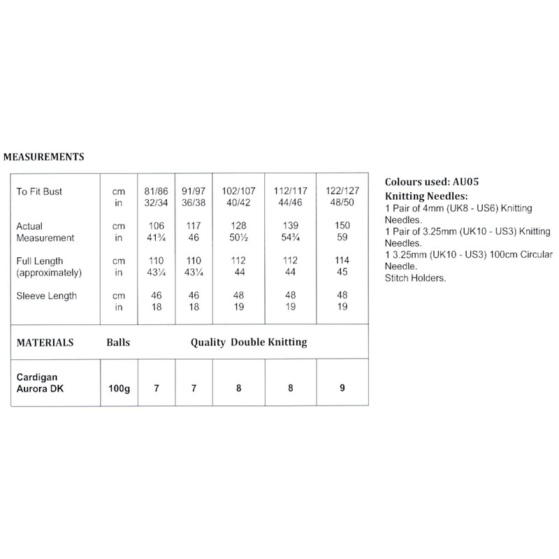 James Brett Womens Double Knit Knitting Pattern Ladies Long Length