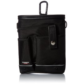 Bowken Club RF-105 Pouch, Small Case with Reflective Lines, Black