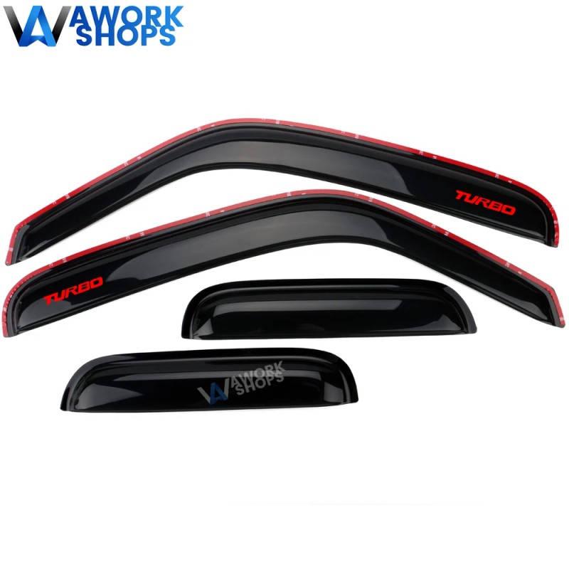 Unbranded Fits 99-11 Ford Ranger In Channel Window Visor Vent