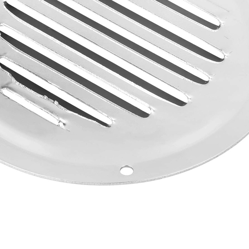X AUTOHAUX 5 Inch Round Marine Boat Louvered Ventilation Vent