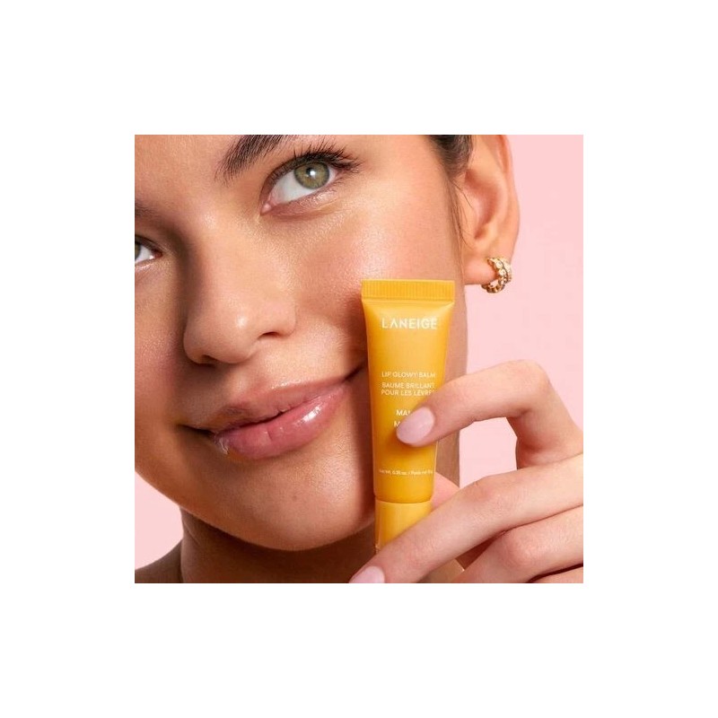 Laneige Lip Glowy Lightweight Hydration Balm with Shea Butter, Mango,