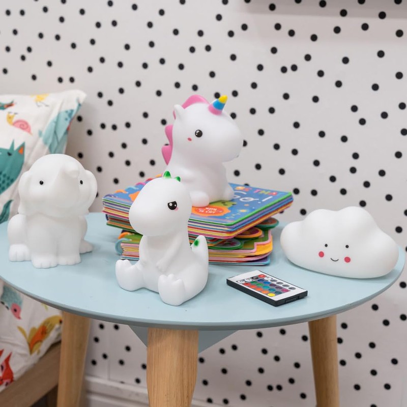 Children's Baby Bedroom Night Light LED Colour Changing Nursery Bedside