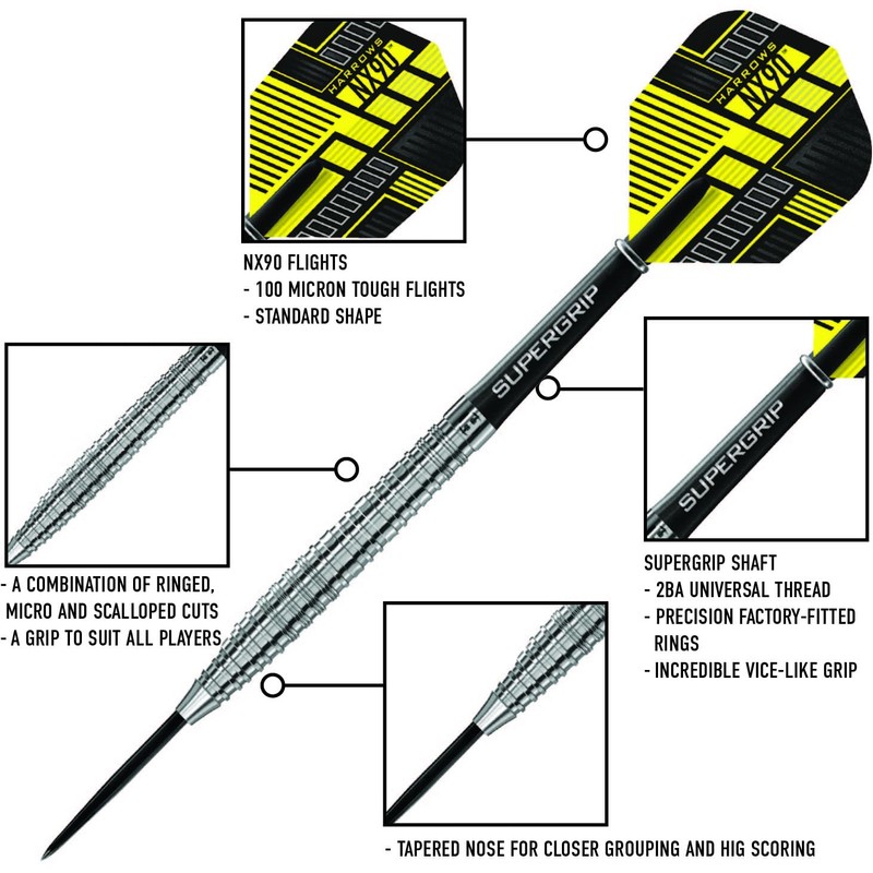 Harrows Fire NX-90 Steel 0.8 oz (23 g)
