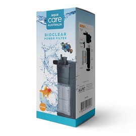 Aqua Care Aquarium Bio Clear Filter BC650, Flow Rate 650L/H - Four Layers of Filtration, 1-Year Warranty, Fish Tank Filter, Adjustable Flow, Black