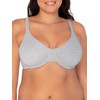 Fruit of the Loom Women's Unlined Underwire Bra-Cotton & Spandex