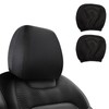 FALOFALO Set of 2 Elastic Car Headrest Covers Fits Most