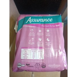 Assurance Women's Incontinence Underwear, Maximum Absorbency, XS 18 Pack