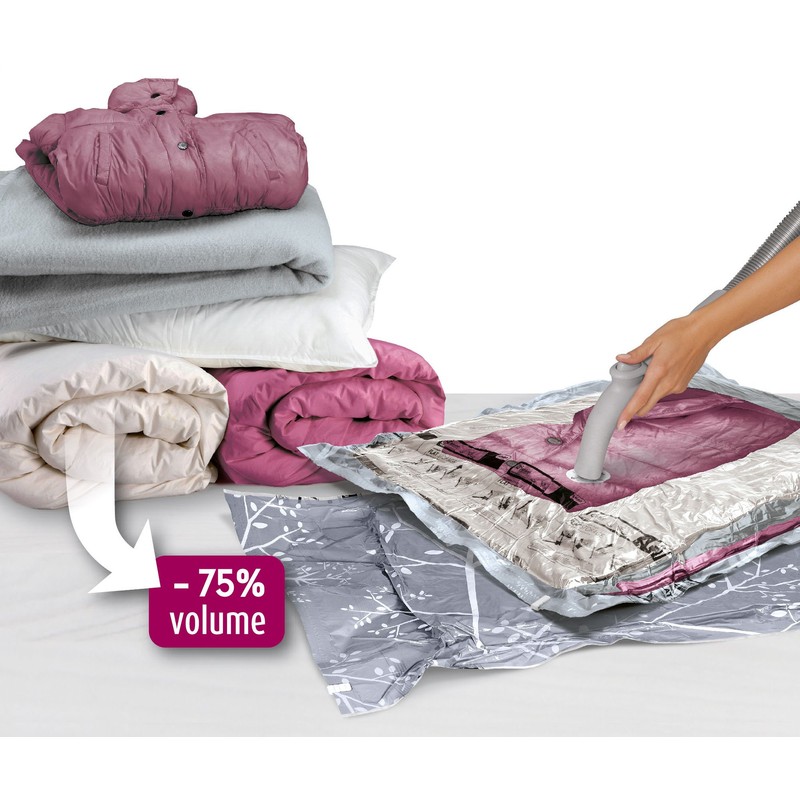 Domopak 913010 Vakuumbeutel 70x105cm 2 Stück in transparent, Polyester, durchsichtig,