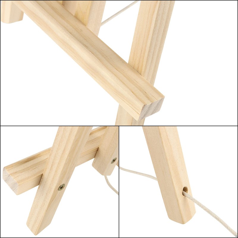 HAKZEON 4 Pack 15 x 30 CM Wooden Tabletop Easel,
