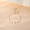 Turandoss Bracelets for Women Trendy - Dainty Gold Initial M