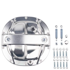 SPELAB Rear Differential Cover Billet Aluminium Alloy 8.8" Differential Cover for Ford with 10 Bolts