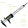 VIECAM 0-6 Inches Digital Caliper with Large LCD Screen and