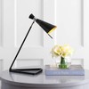 Safavieh Lighting Collection Padric Black 21-inch Bedroom Living Room Home