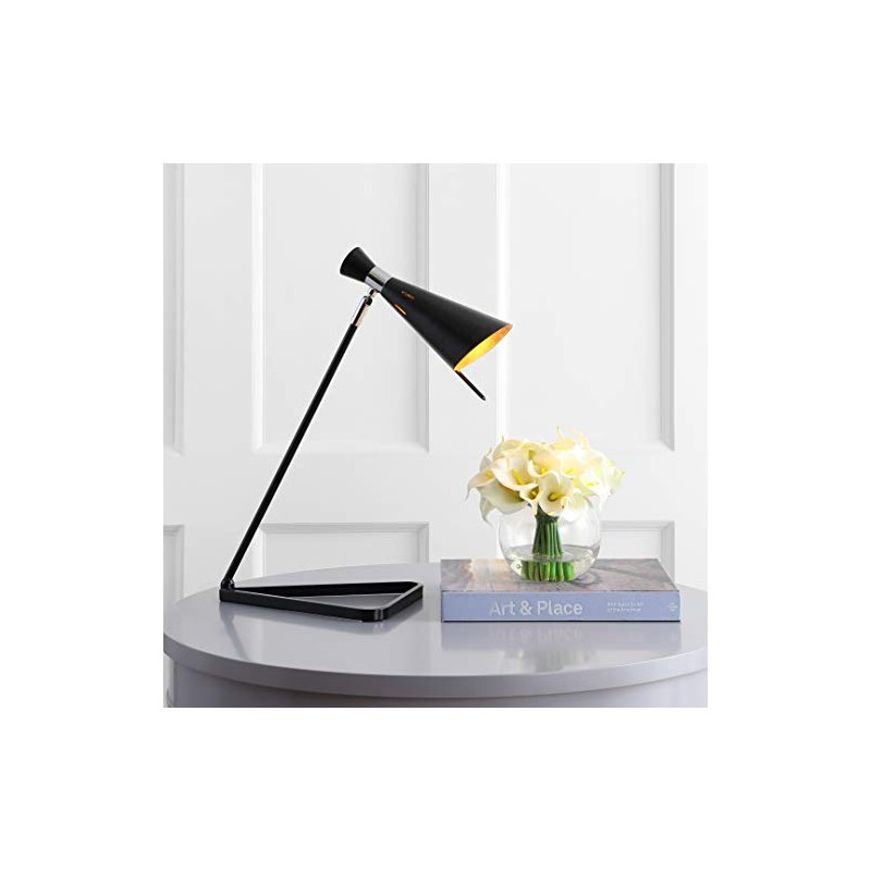 Safavieh Lighting Collection Padric Black 21-inch Bedroom Living Room Home