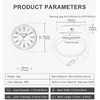 PINDOWS Women's Watch, Perfect for Medical Workers Students Sport Analog