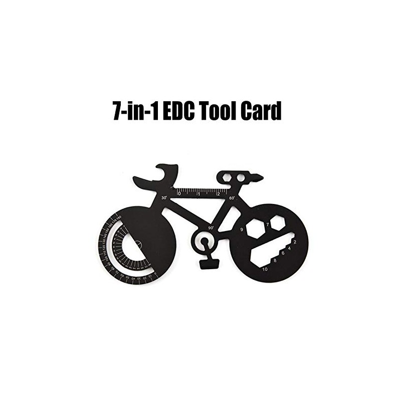IKAAR Bicycle Shape Wrench Multi Tool Multi-purpose Mountain Bike Spoke