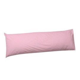 HOORHAM® Bolster Pillowcase Cover - Body Pillow Neck Support - Orthopaedic Bolster Large Pillowcase Cover Nursing Pregnancy Support Long Pillowcases (PINK, 4.6 FT)