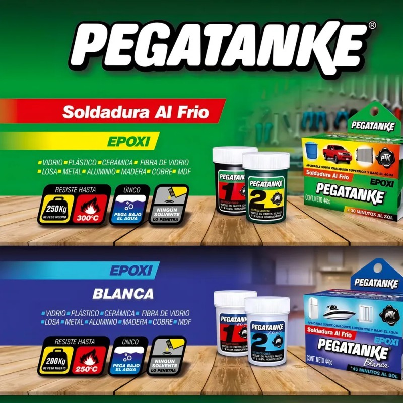 Pegatanke Soldadura Epoxica Color Blanco