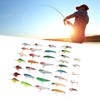 35Pcs Simulation Hard Bait Mixed Minnow Fishing Lure Kit Minnow