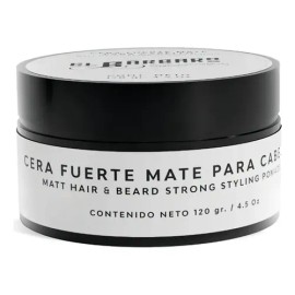 Cera Mate Para Cabello El Bárbaro 120g Con Aceite de Ricino