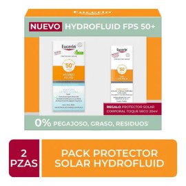 Pack Eucerin Hydro-fluid Protección Solar Facial Y Corporal